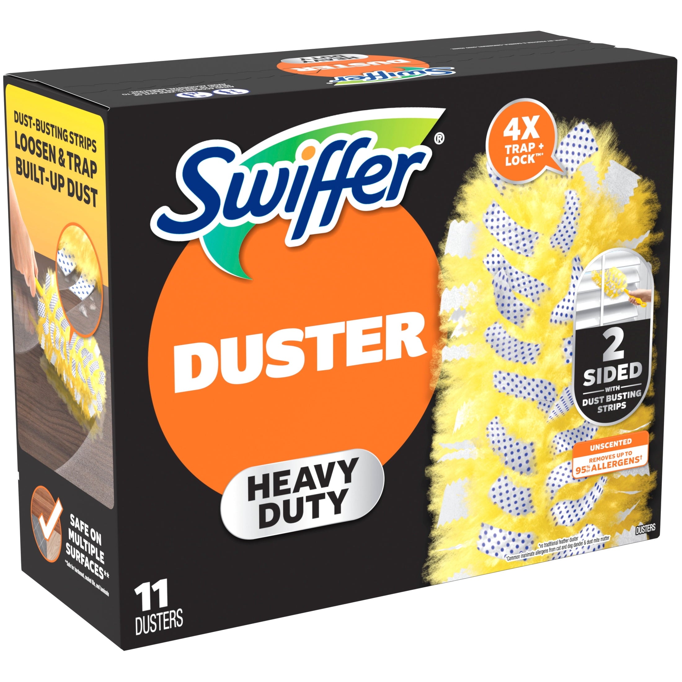 Swiffer Dusters Heavy Duty Duster Refills - Unscented, 11 Count - 2-Pack