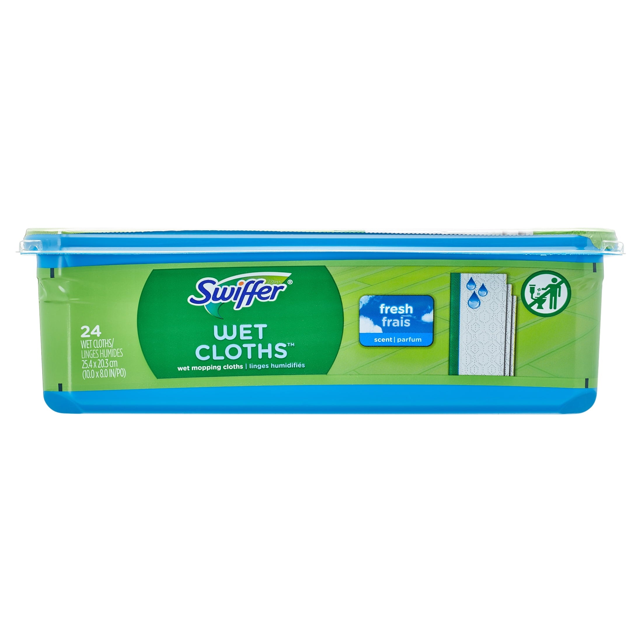Swiffer Mop & Go Wet Refills - Fresh, 24 Count - 2-Pack
