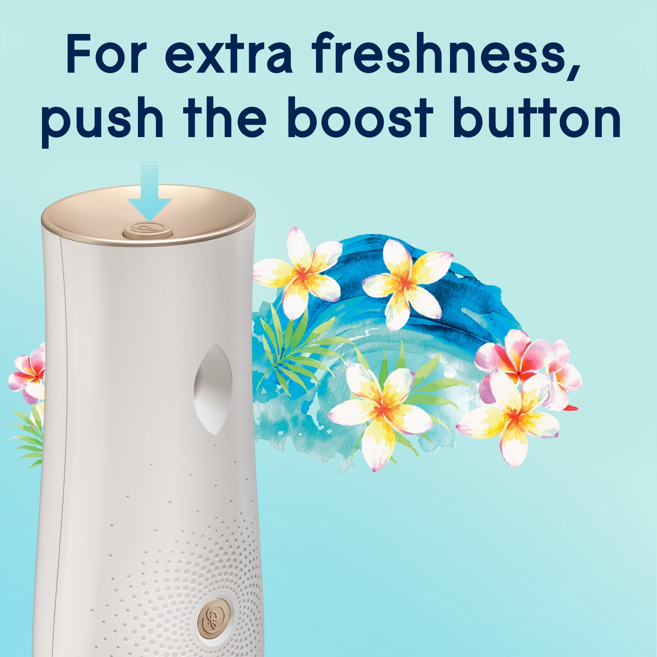 Glade Automatic Spray Refills - Air Freshener, Mothers Day Gifts, Infused with Essential Oils, Aqua Waves, 6.2 oz, 2 Count